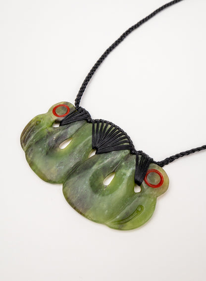 Pounamu Pekapeka Pendant
