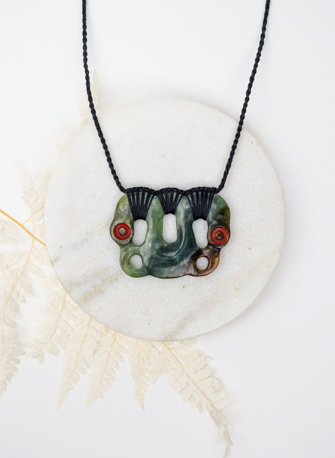 Pounamu Pekapeka Pendant