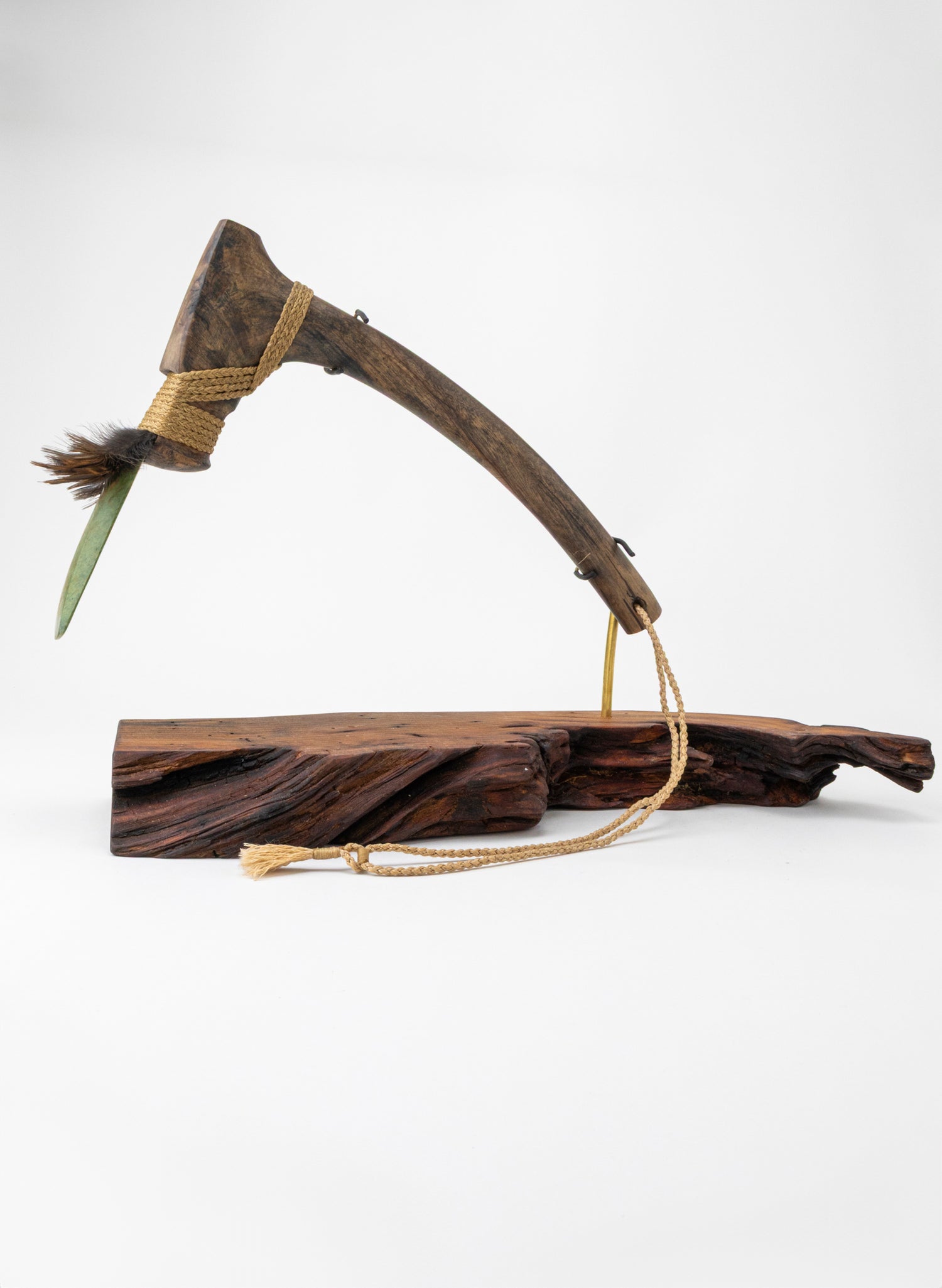 Toki Poutangata Pounamu on Stand