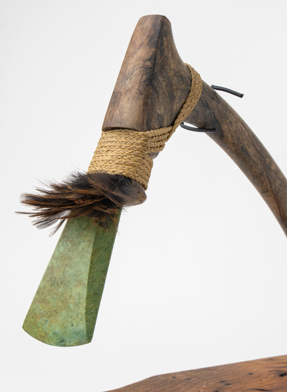 Toki Poutangata Pounamu on Stand