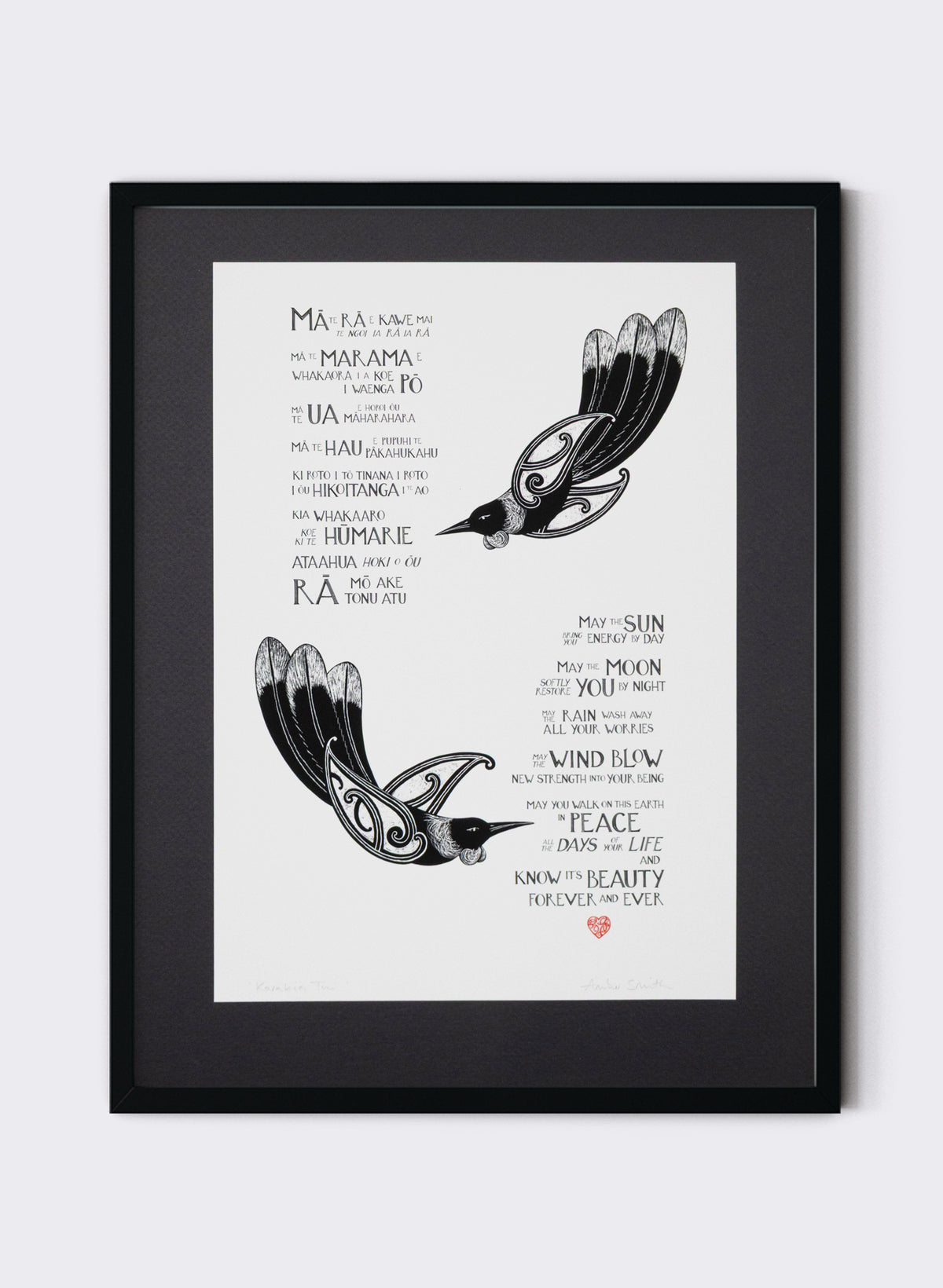 Karakia Tūī - Giclée Print