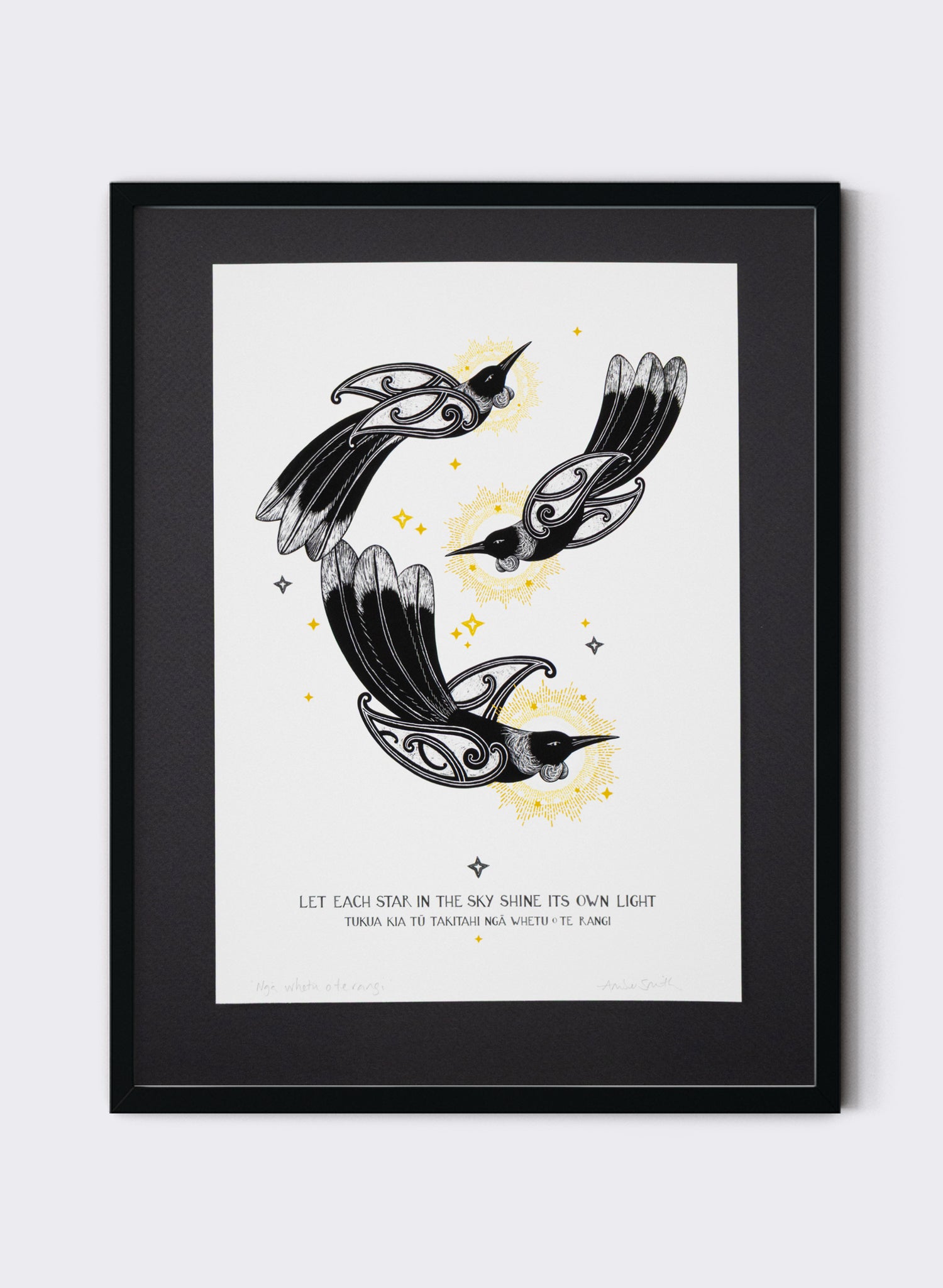 Nga Whetu O Te Rangi - Giclée Print