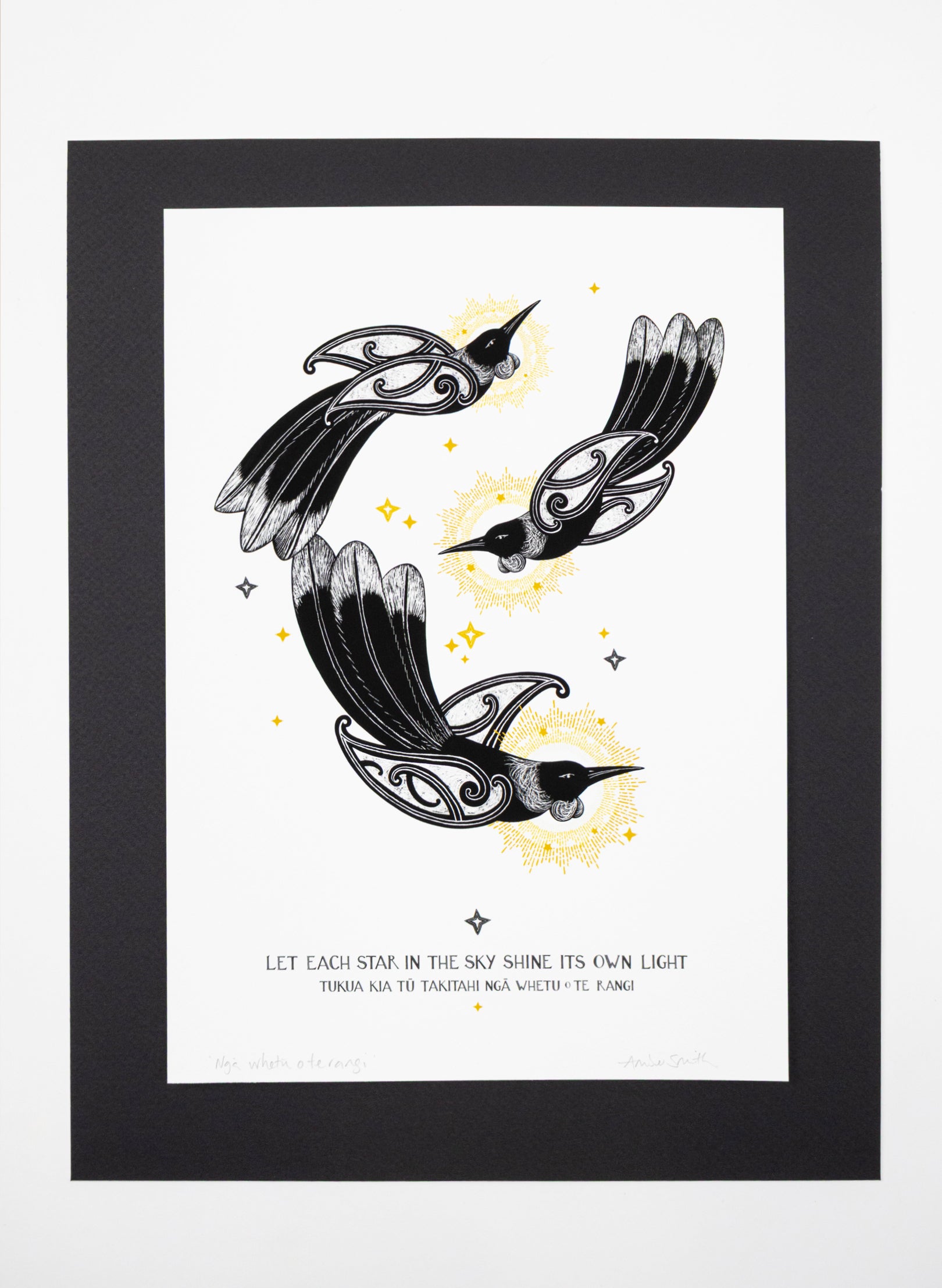 Nga Whetu O Te Rangi - Giclée Print