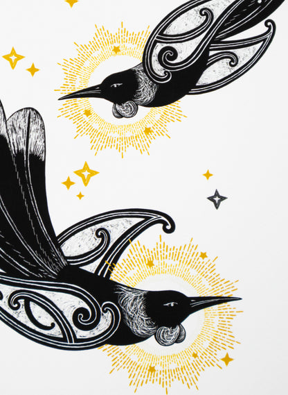 Nga Whetu O Te Rangi - Giclée Print
