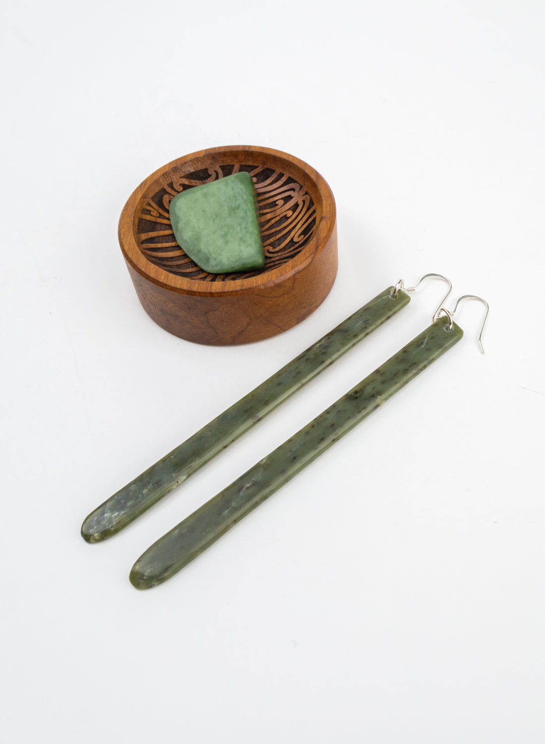 Pounamu Drop Earrings