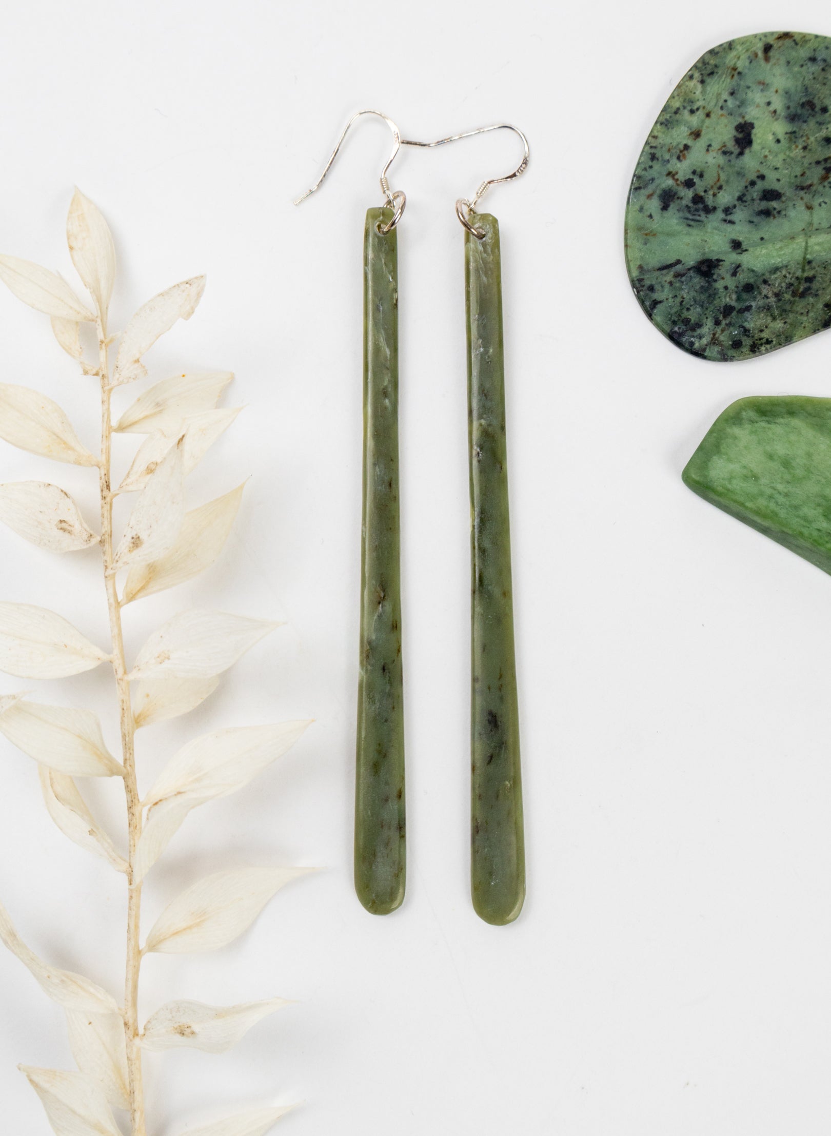 Pounamu Drop Earrings
