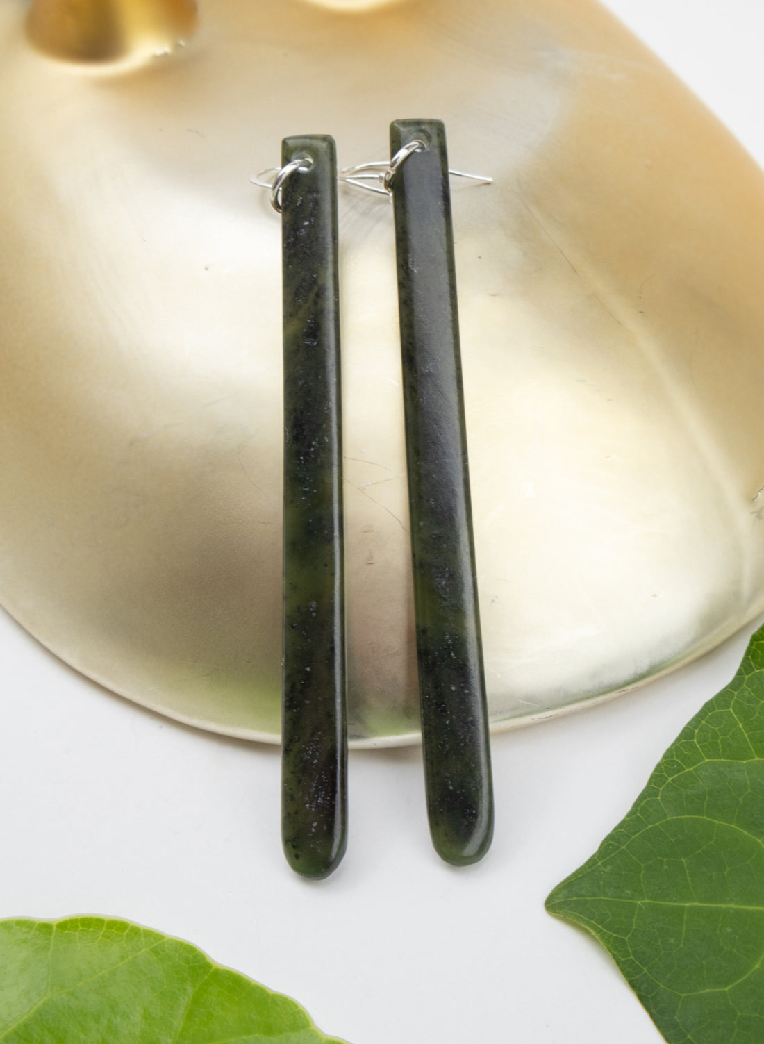 Pounamu Drop Earrings