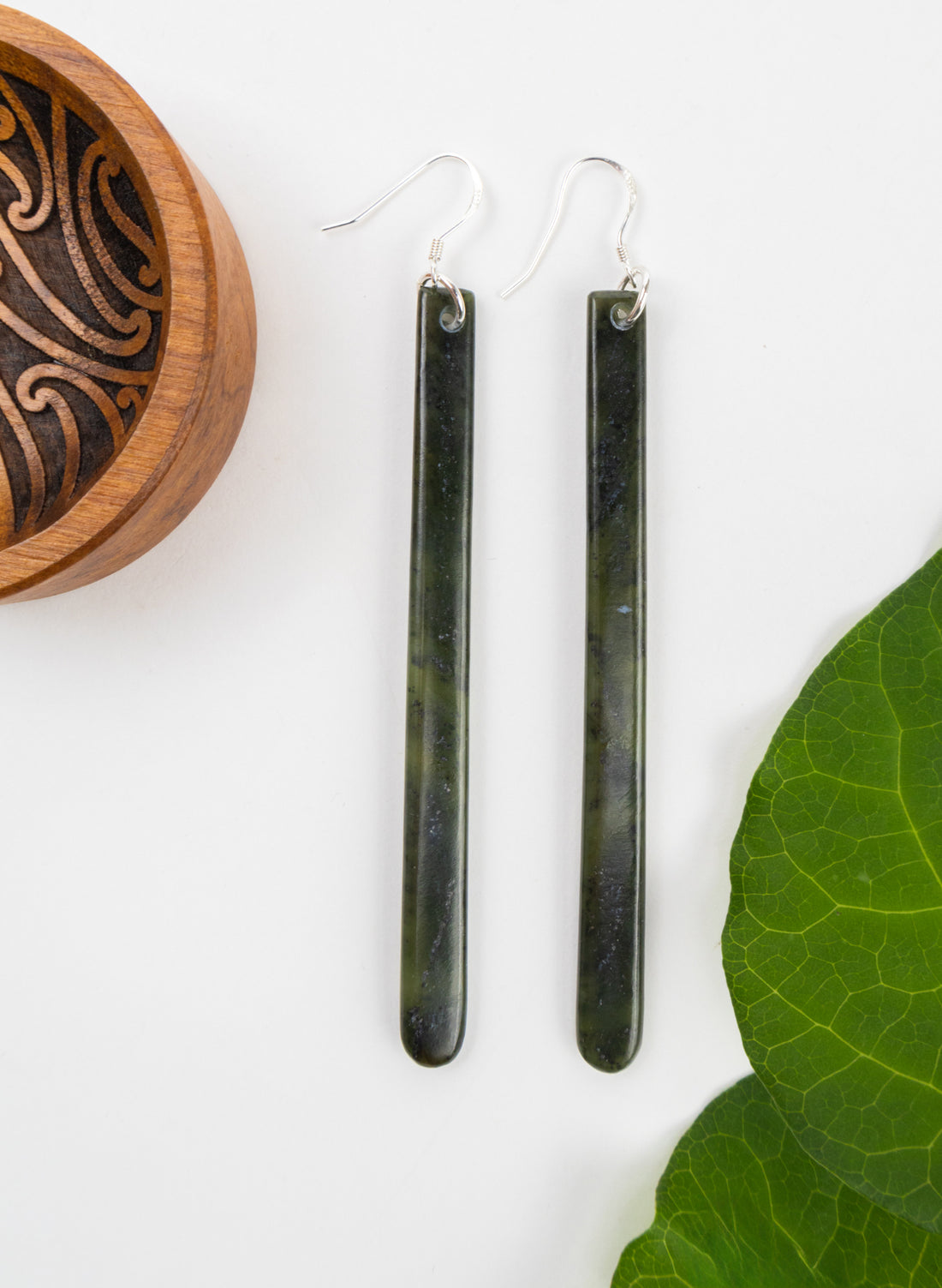 Pounamu Drop Earrings