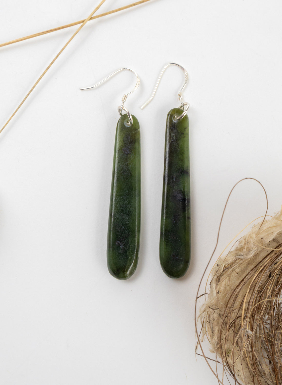 Pounamu Drop Earrings