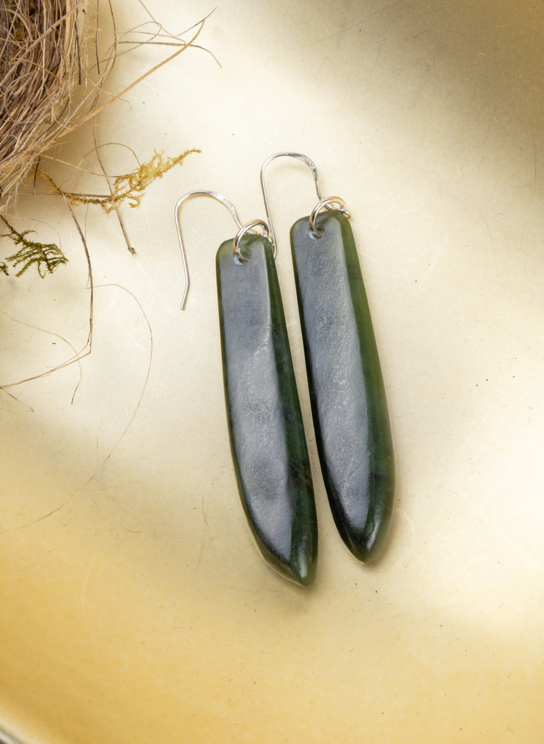 Pounamu Drop Earrings