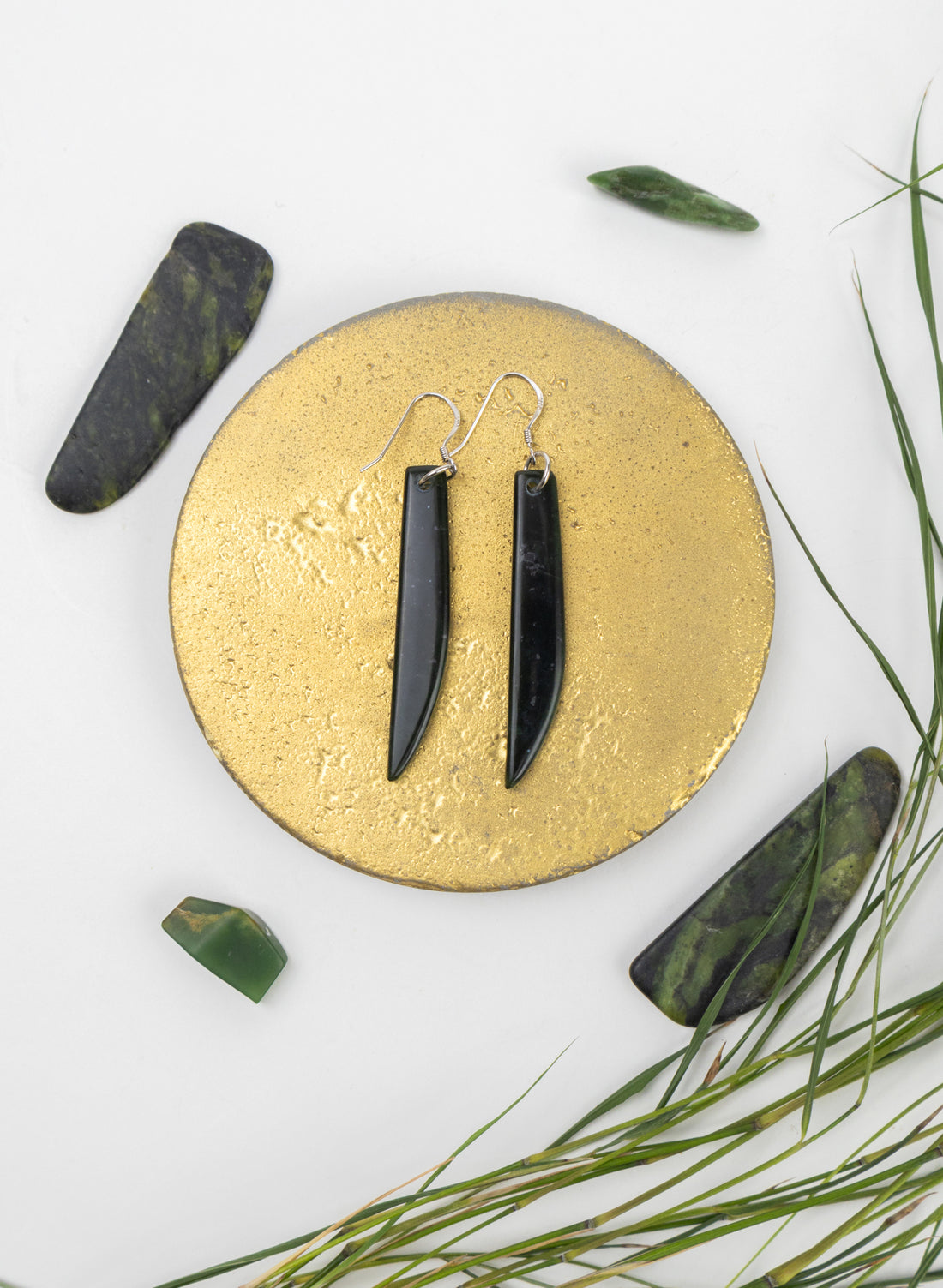Pounamu Drop Earrings