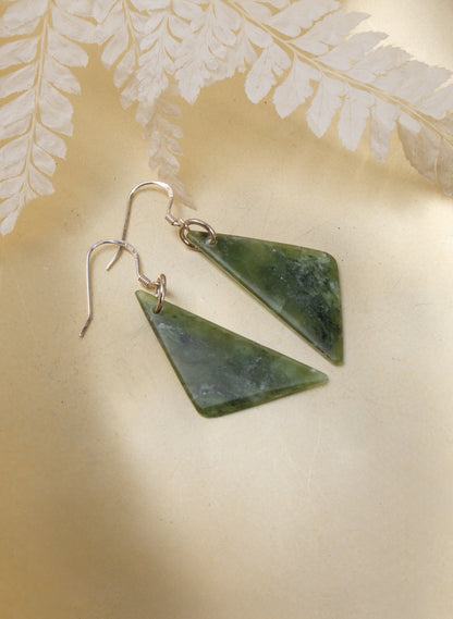 Pounamu Drop Earrings