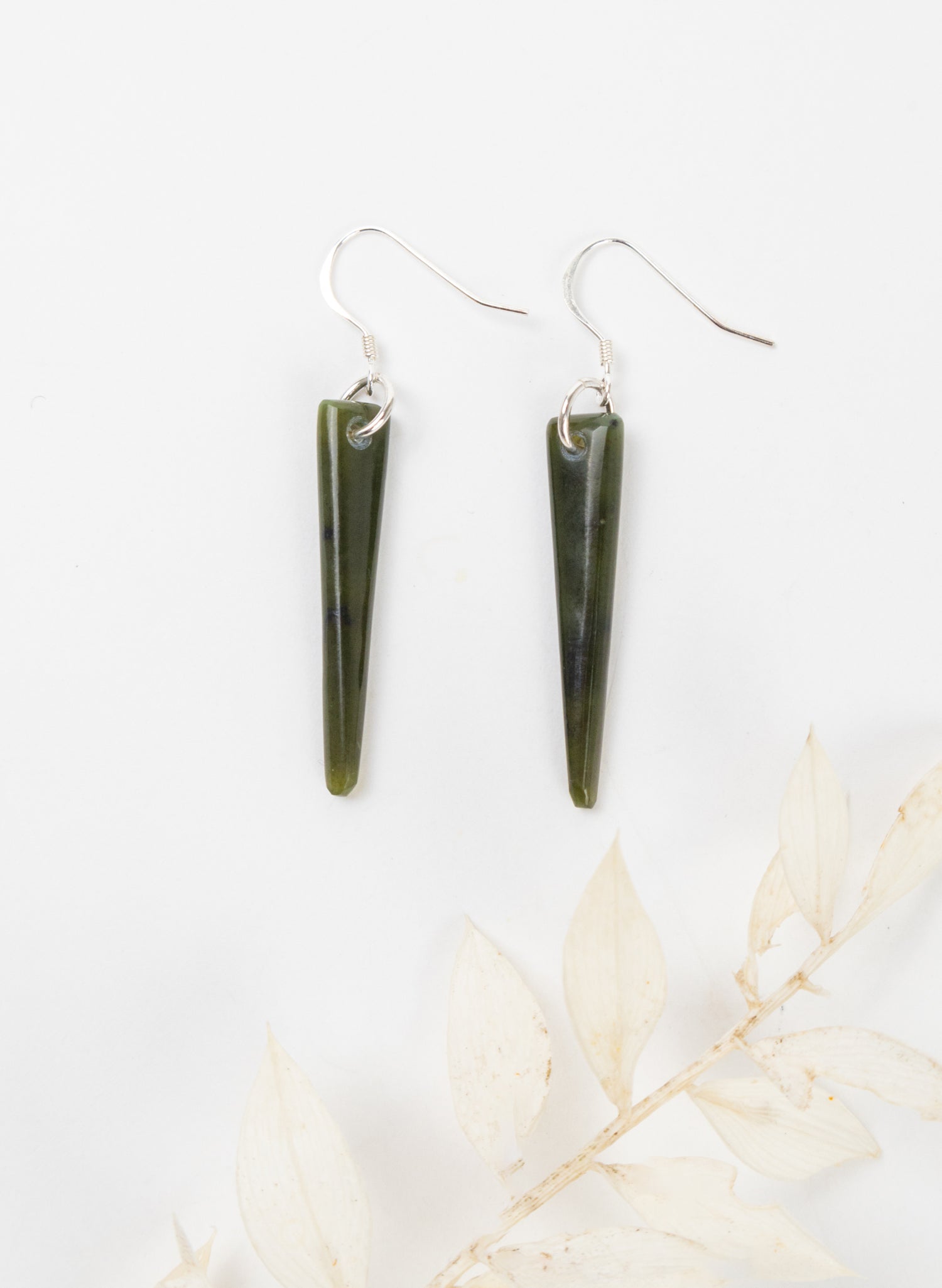 Pounamu Drop Earrings
