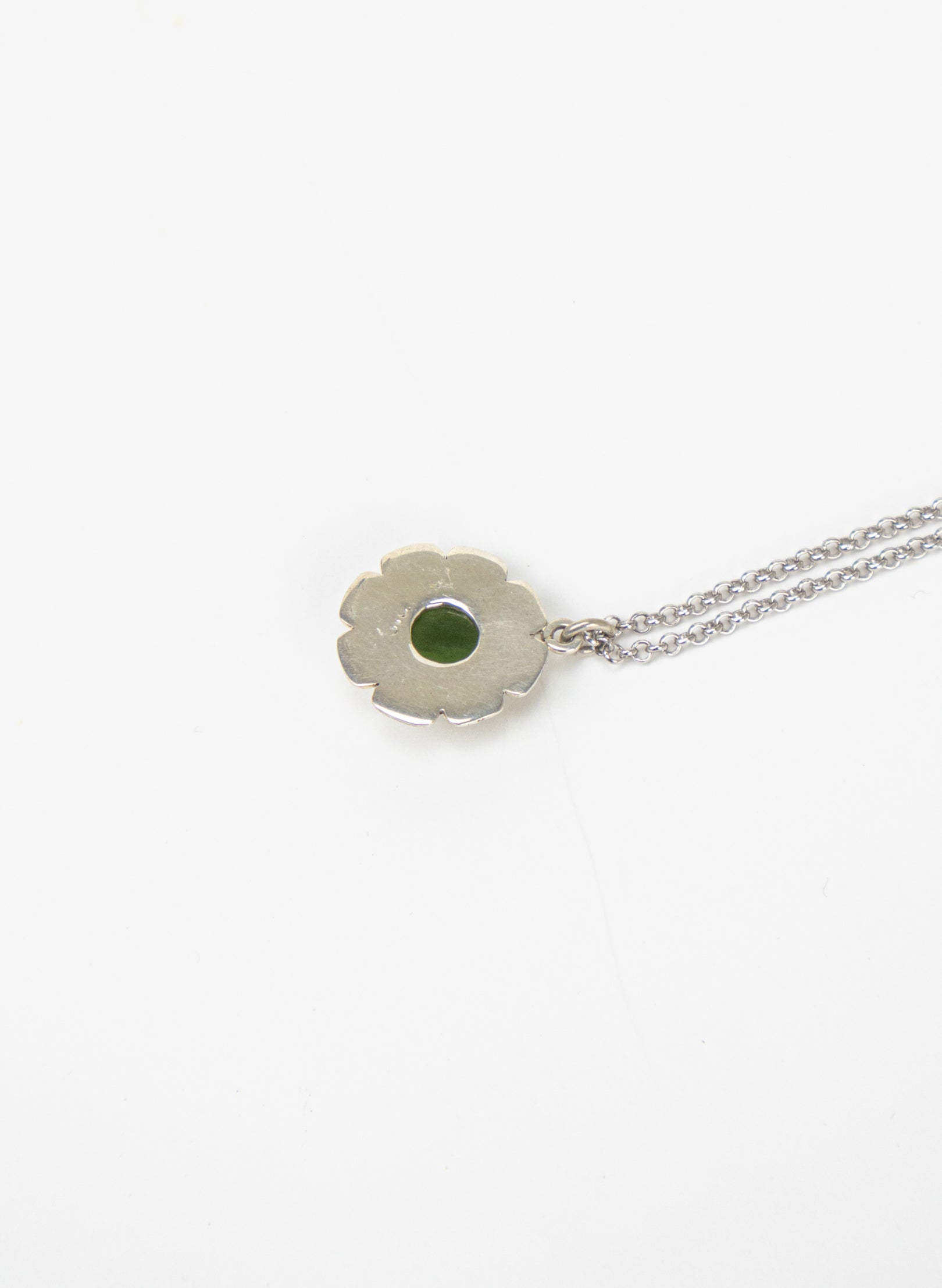 Pounamu Pendant with Silver Fastening and Chain