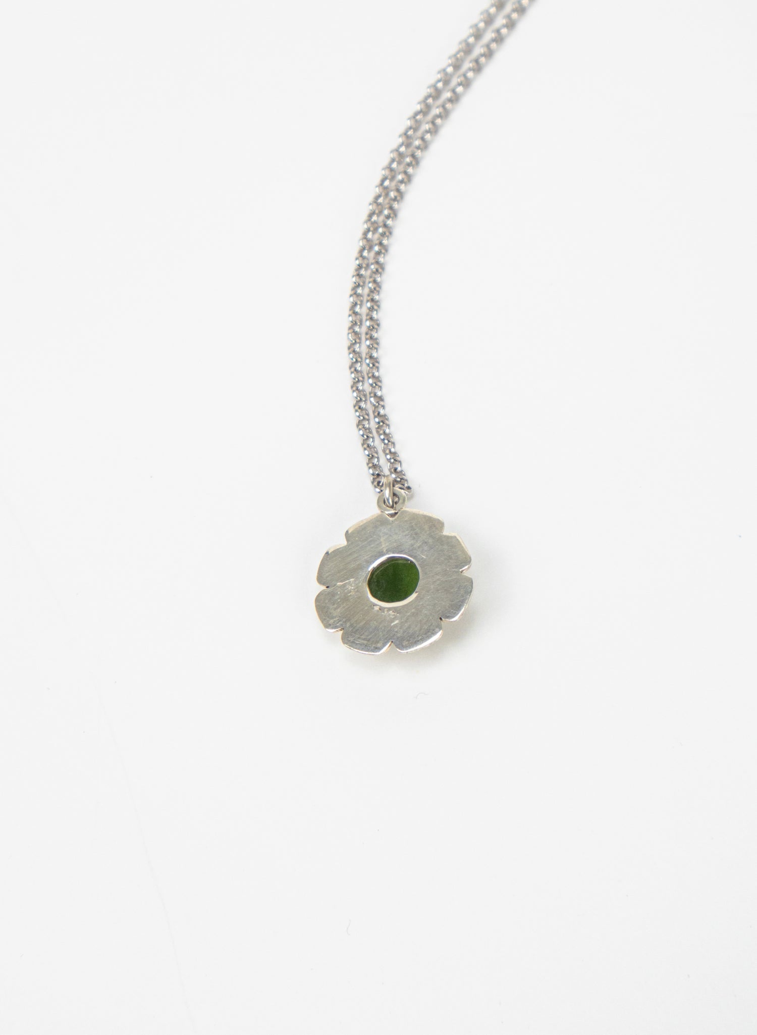 Pounamu Pendant with Silver Fastening and Chain