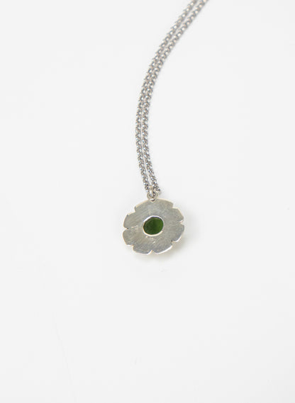 Pounamu Pendant with Silver Fastening and Chain