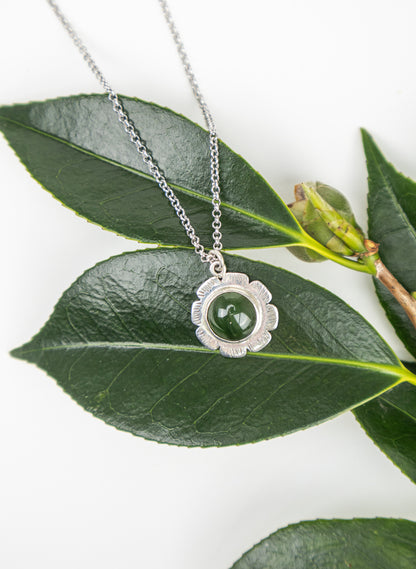 Pounamu Pendant with Silver Fastening and Chain