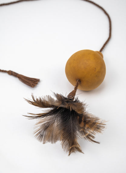 Poi Awiowhio with Feathers