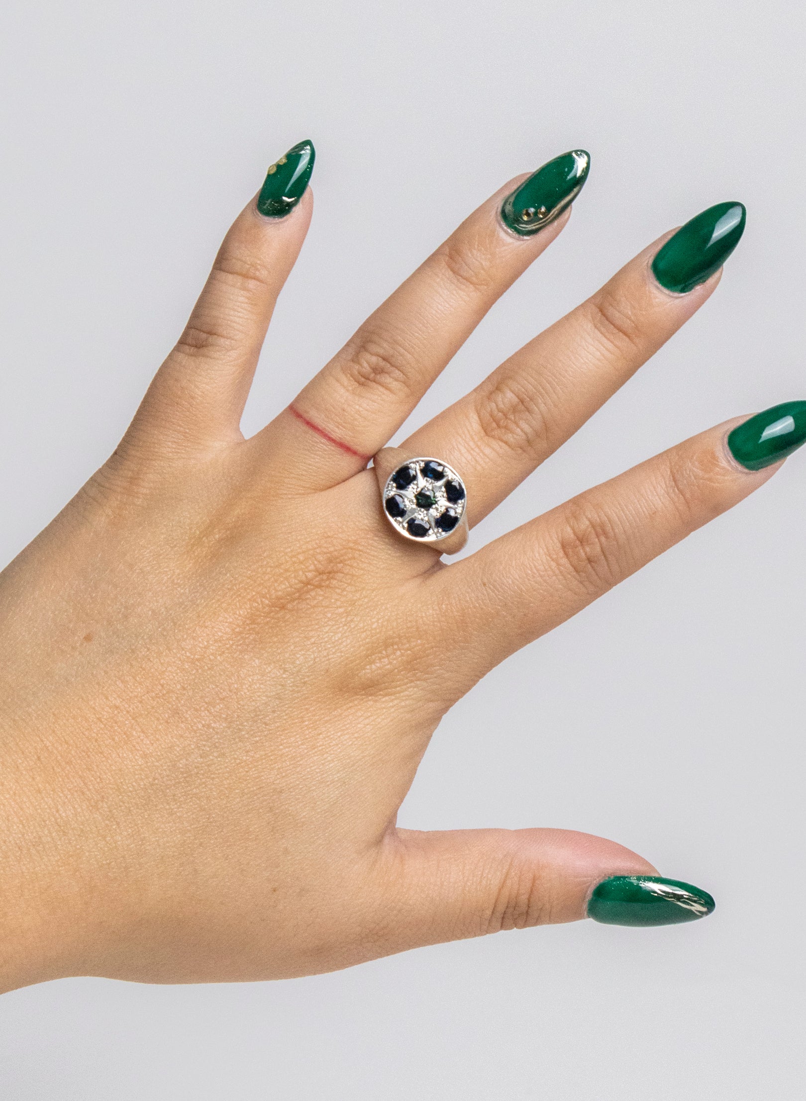 Evening Snowflake Ring