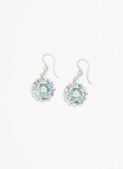 Hydrangea Kaleidoscope Earrings