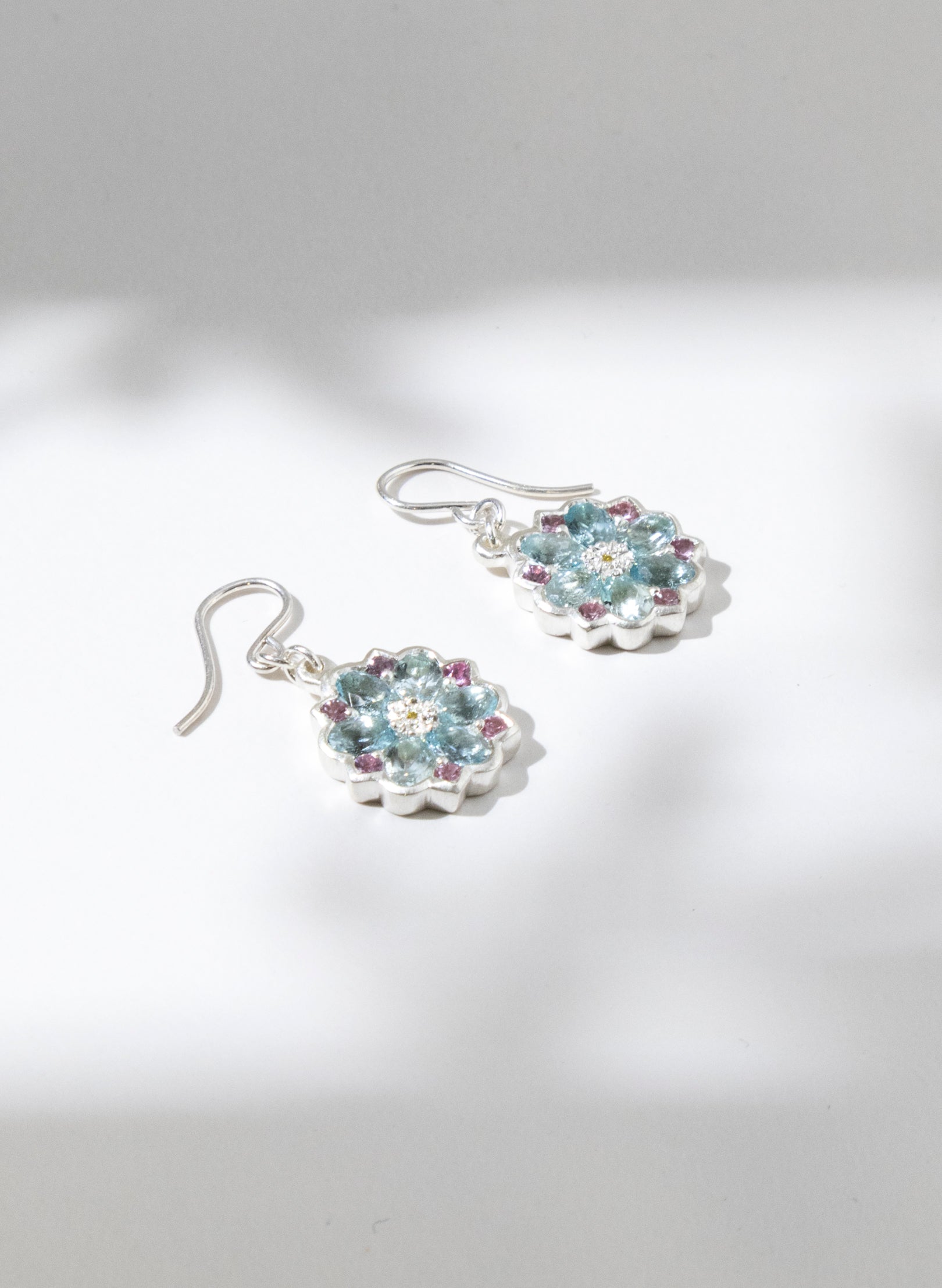 Hydrangea Kaleidoscope Earrings