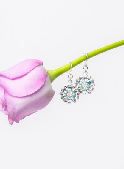 Hydrangea Kaleidoscope Earrings