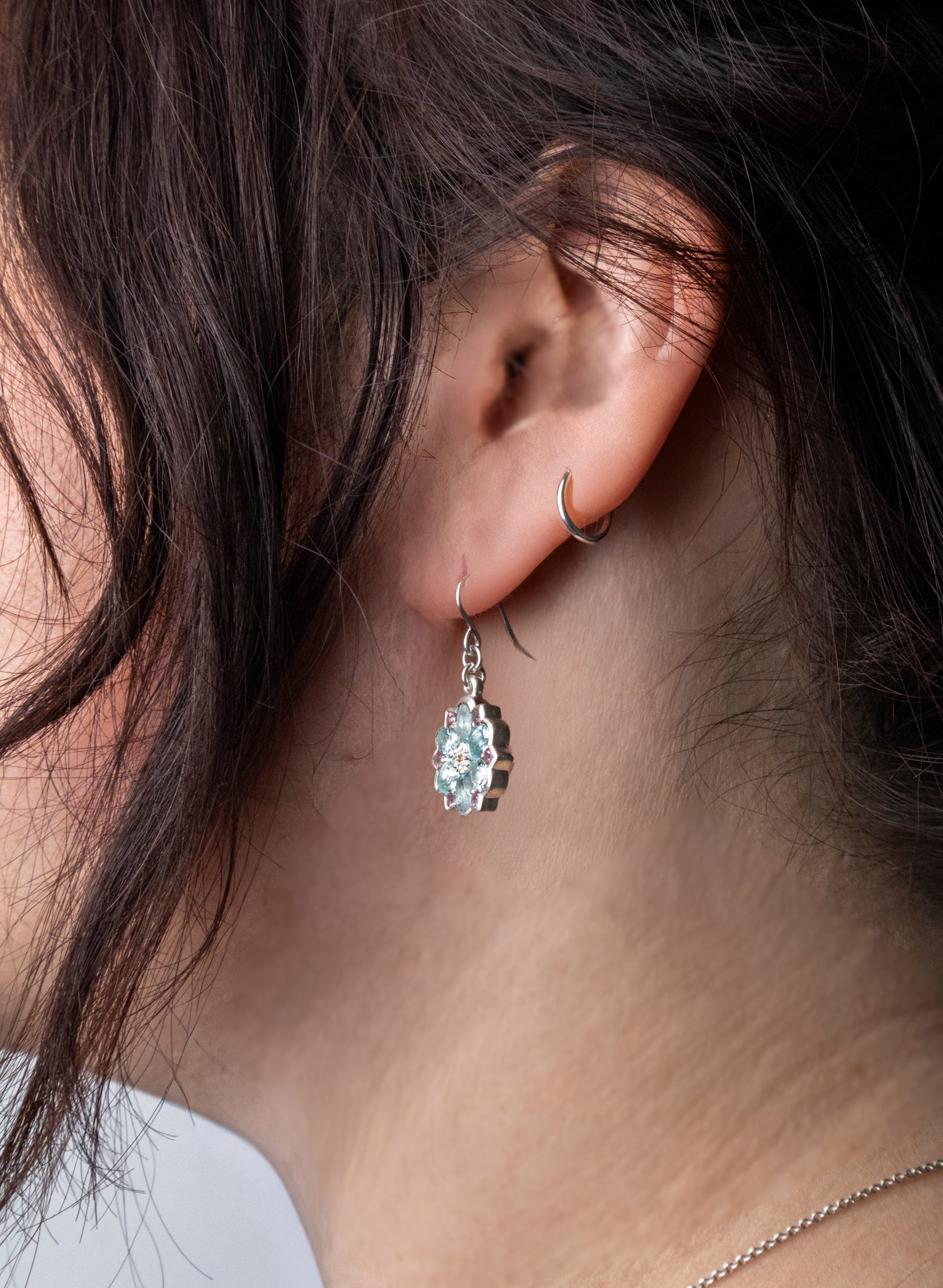 Hydrangea Kaleidoscope Earrings