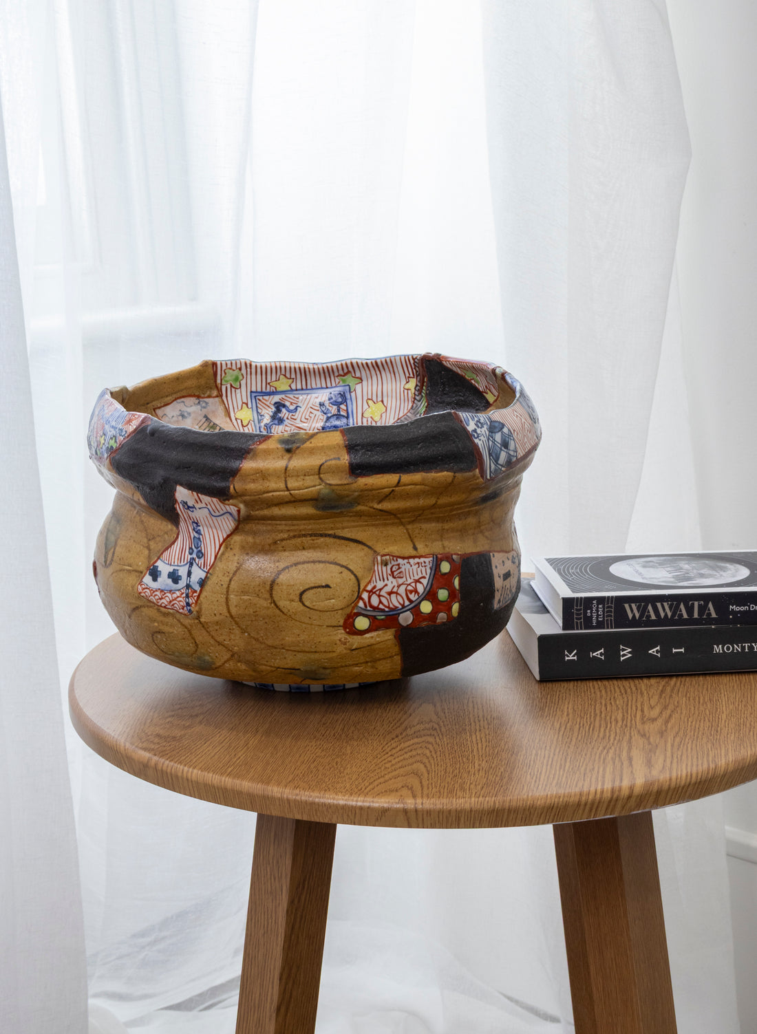 Yobitsugi Style Large Tea Bowl