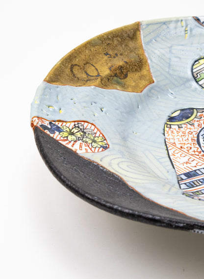 Iro-Shino Yobitsugi Wall Plate