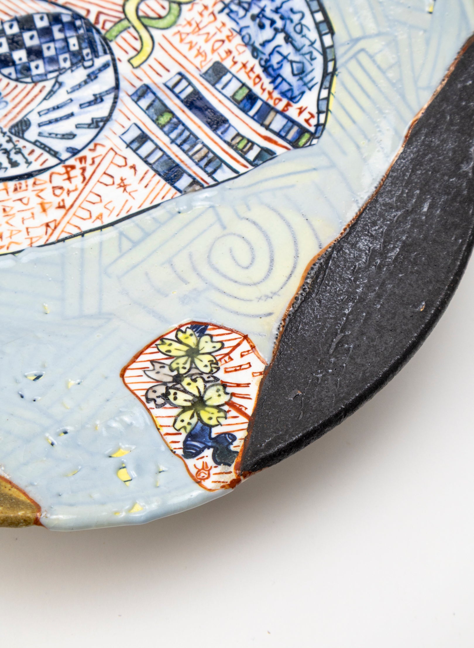 Iro-Shino Yobitsugi Wall Plate