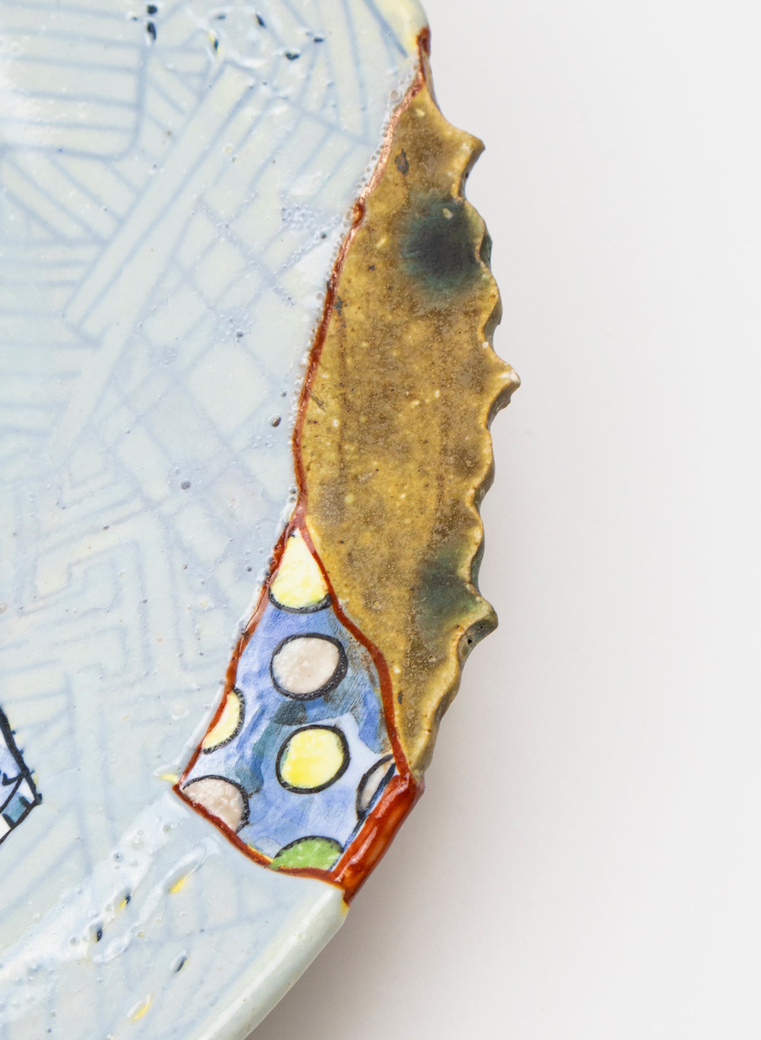 Iro-Shino Yobitsugi Wall Plate