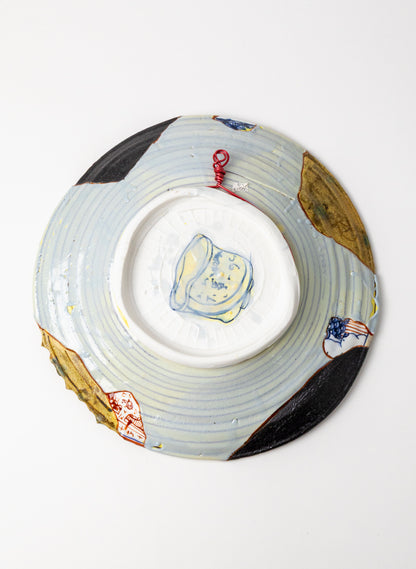 Iro-Shino Yobitsugi Wall Plate