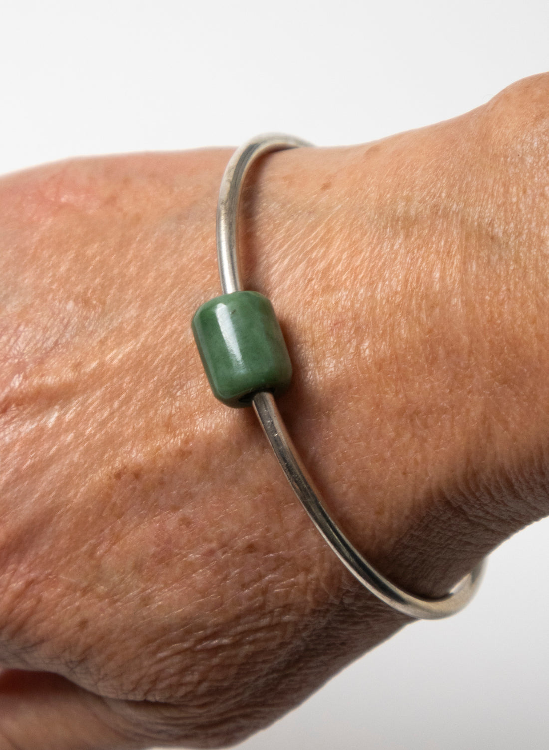 Silver Pounamu Bracelet
