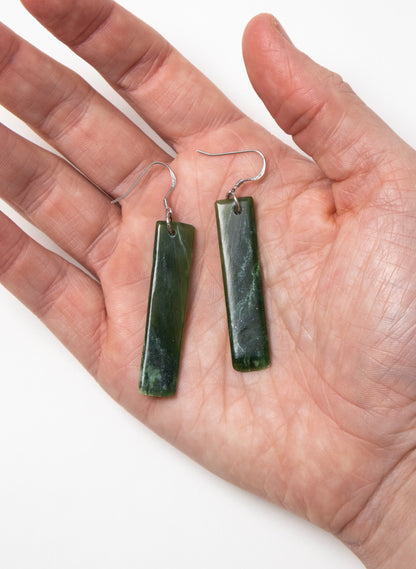 Pounamu Drop Earrings