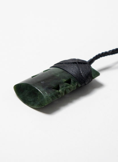 Hei Toki Pounamu with Notches