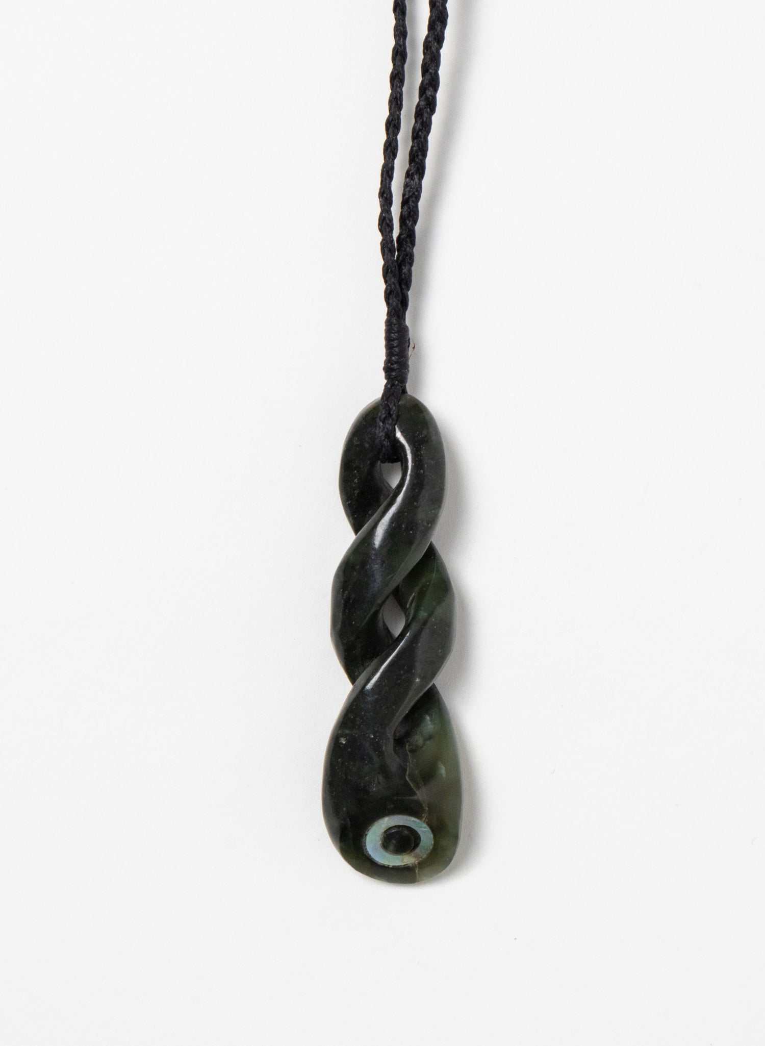 Pounamu Pikorua with Paua Eye