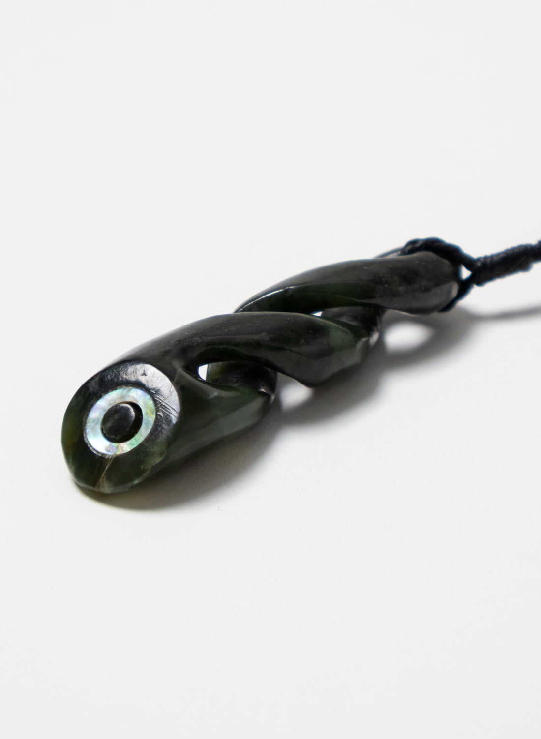 Pounamu Pikorua with Paua Eye