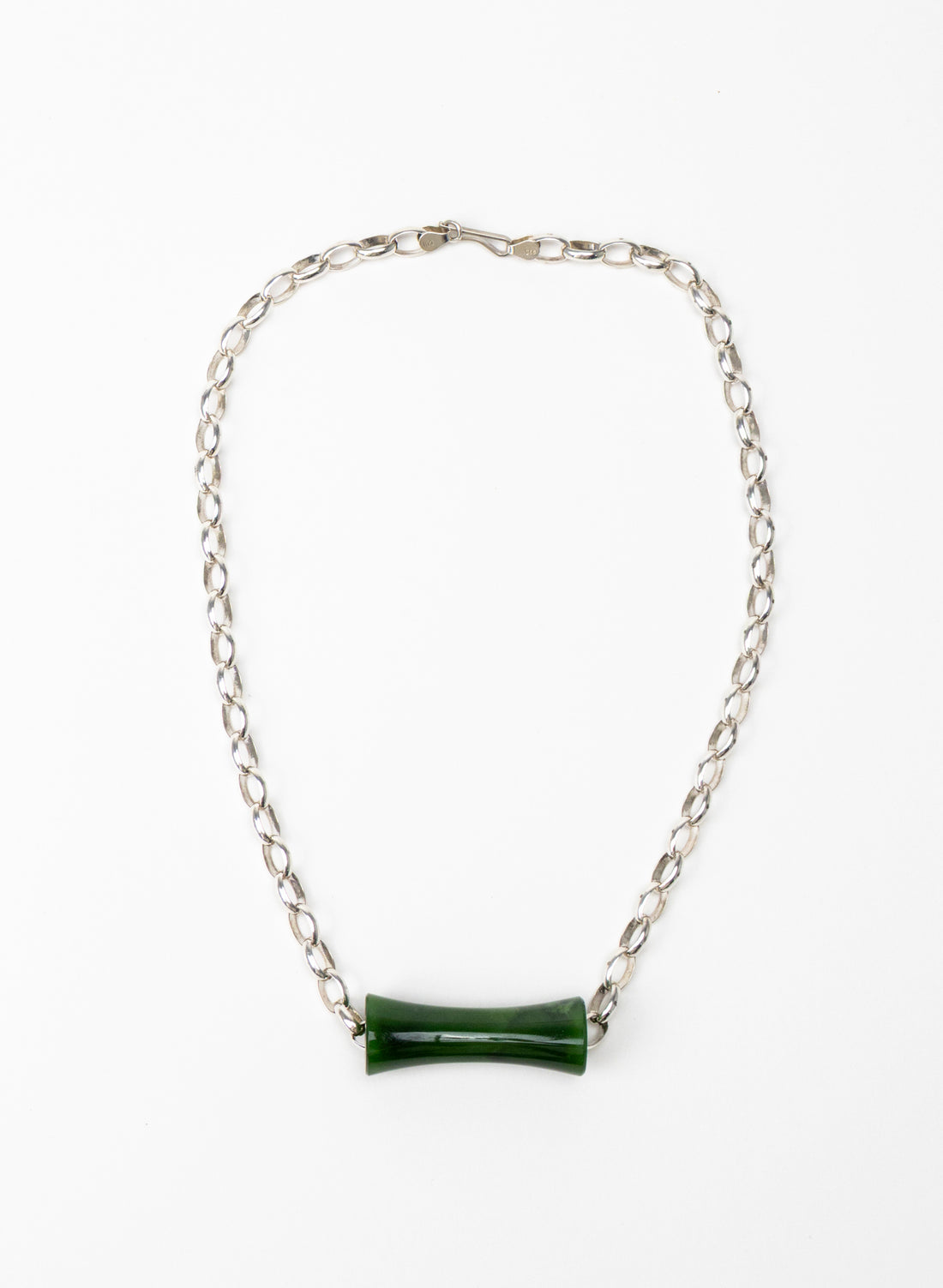 Pounamu Silver Necklace