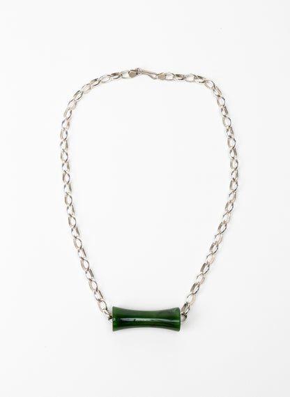 Pounamu Silver Necklace