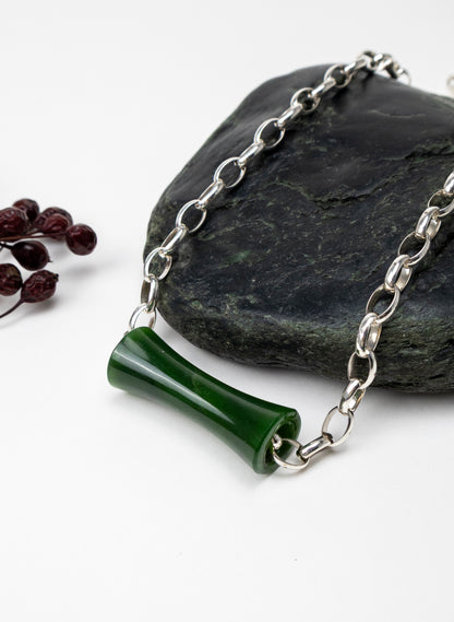 Pounamu Silver Necklace