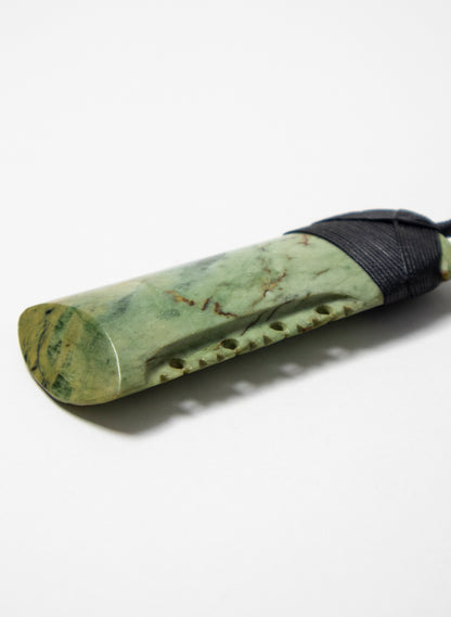 Hei Toki Pounamu with Notches