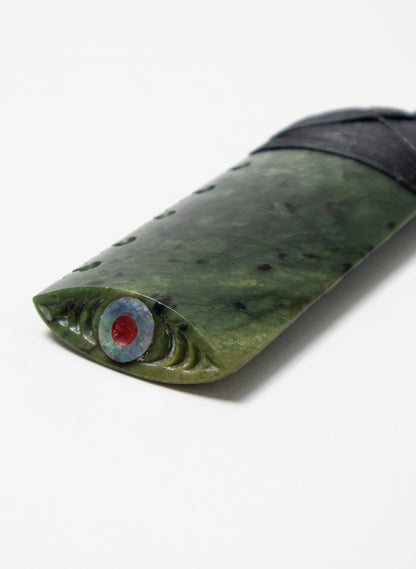 Hei Toki Paua Eye with Notches