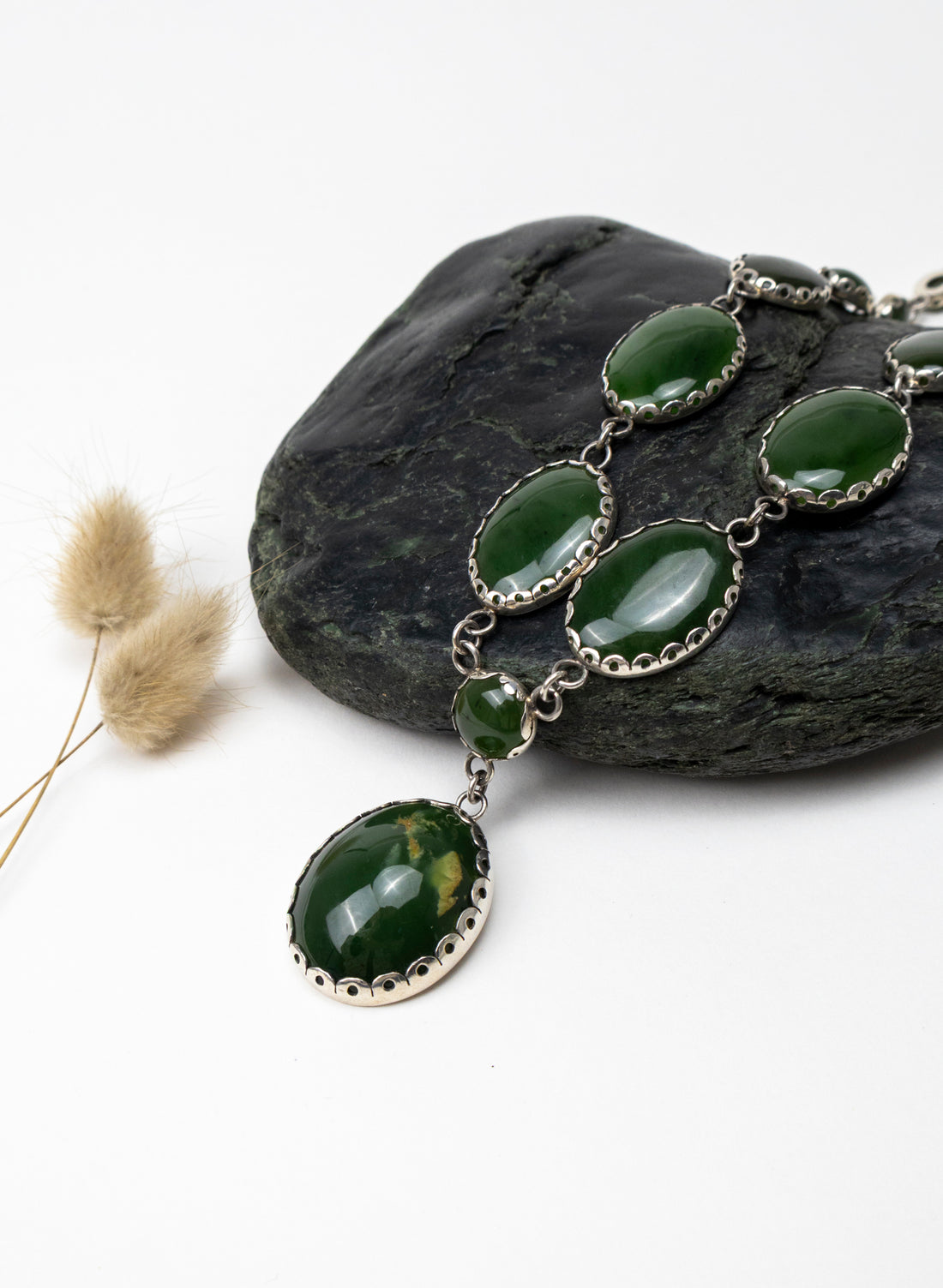 Silver Pounamu Necklace