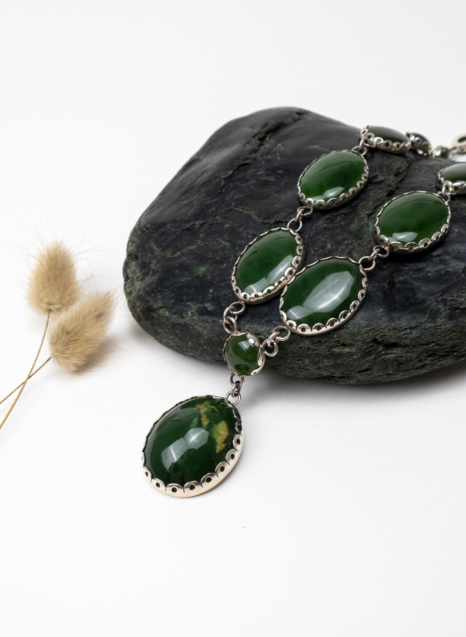 Silver Pounamu Necklace
