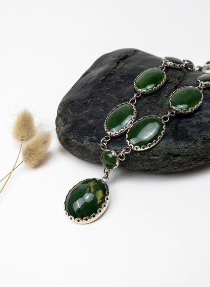 Silver Pounamu Necklace