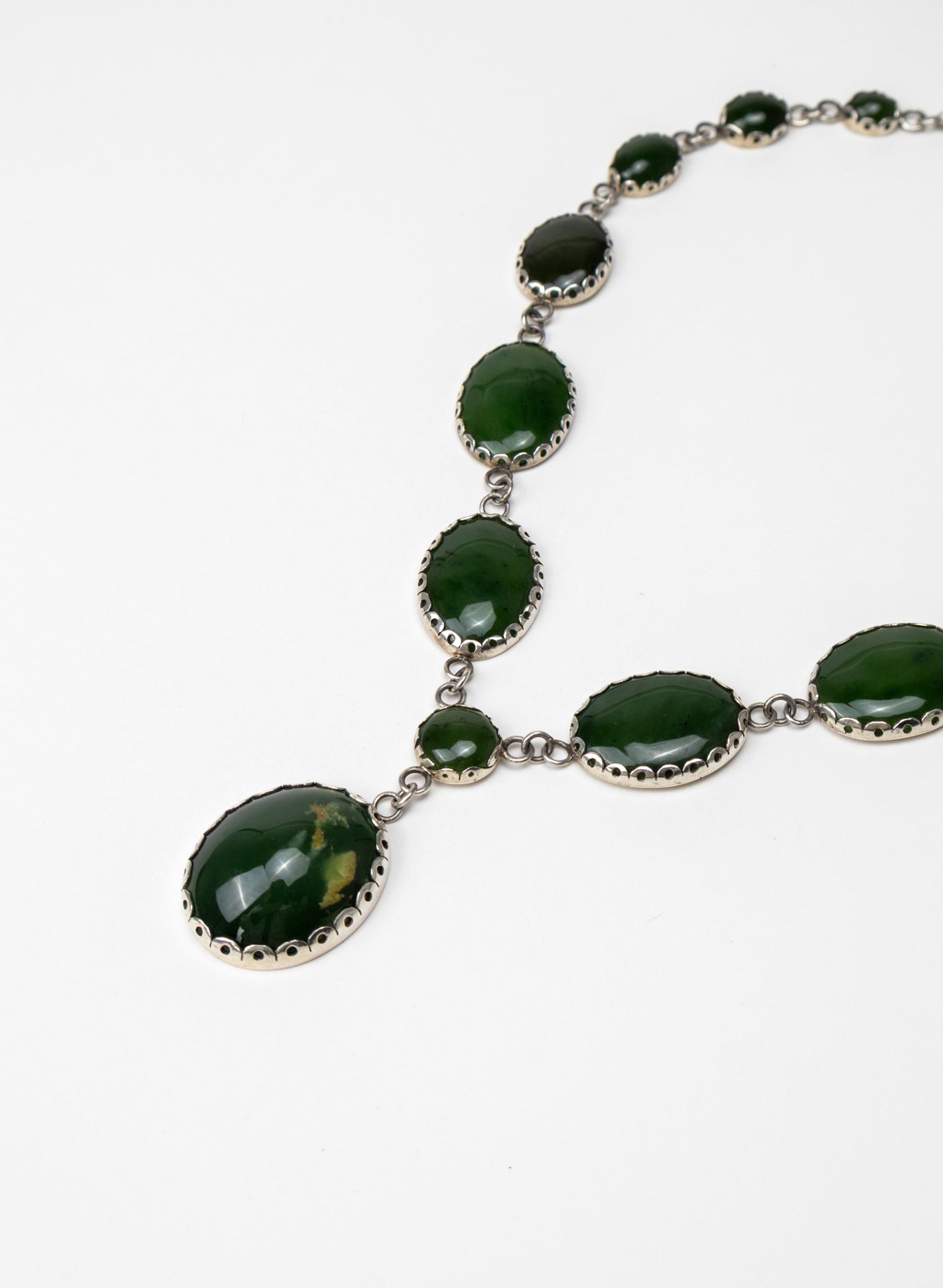 Silver Pounamu Necklace