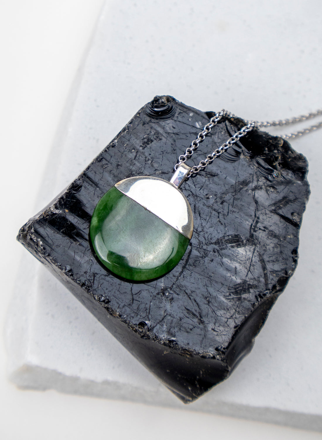 Silver Porohita Pounamu