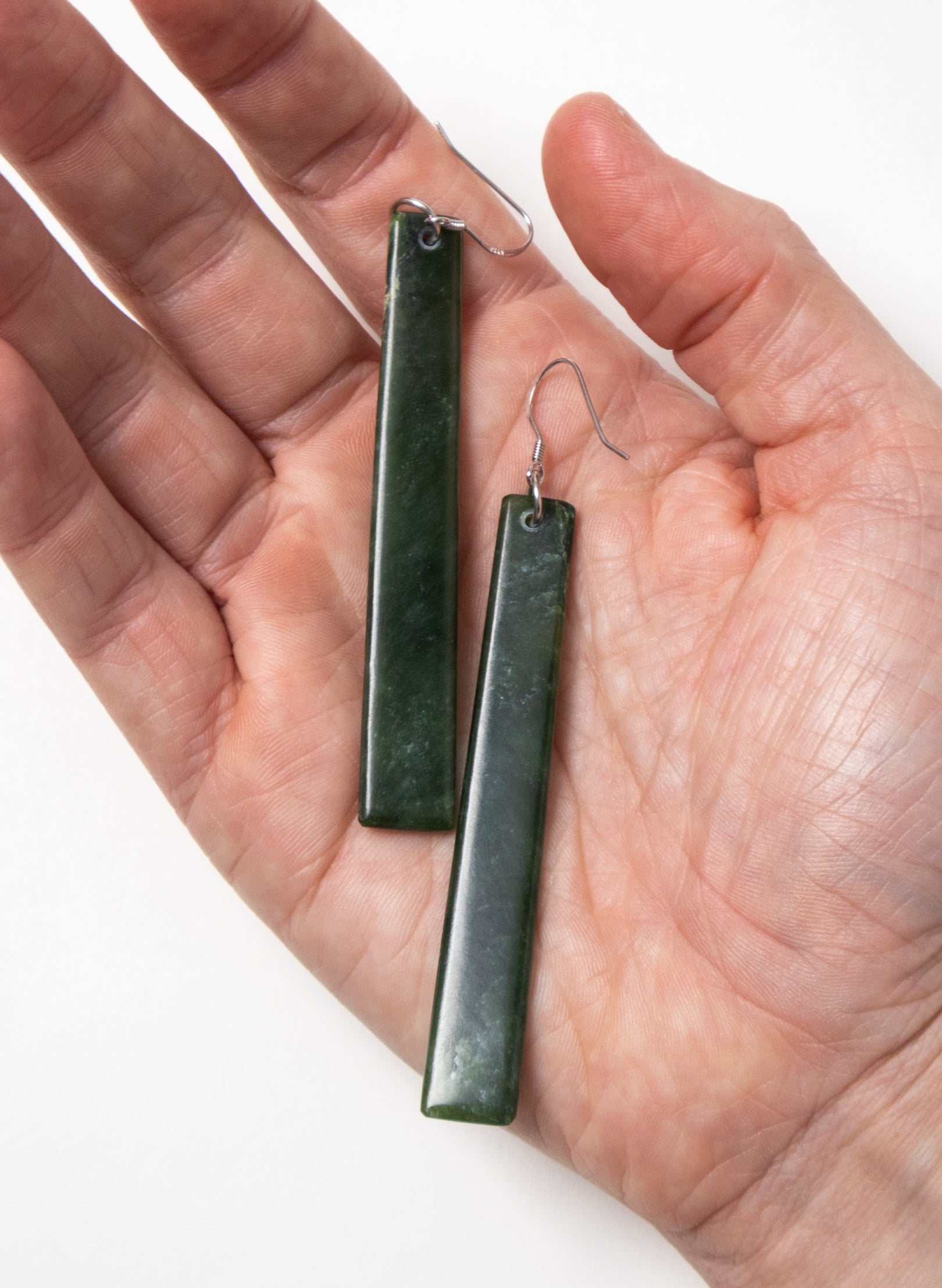 Pounamu Drop Earrings