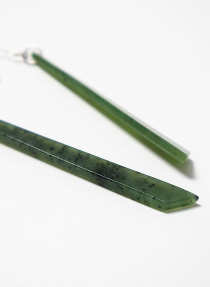 Pounamu Drop Earrings