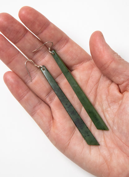 Pounamu Drop Earrings
